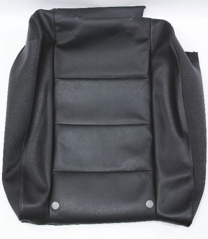 LH Rear Seat Backrest Cover 02-05 Audi A4 B6 - Black Leatherette - Genuine