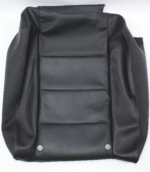 LH Rear Seat Backrest Cover 02-05 Audi A4 B6 - Black Leatherette - Genuine