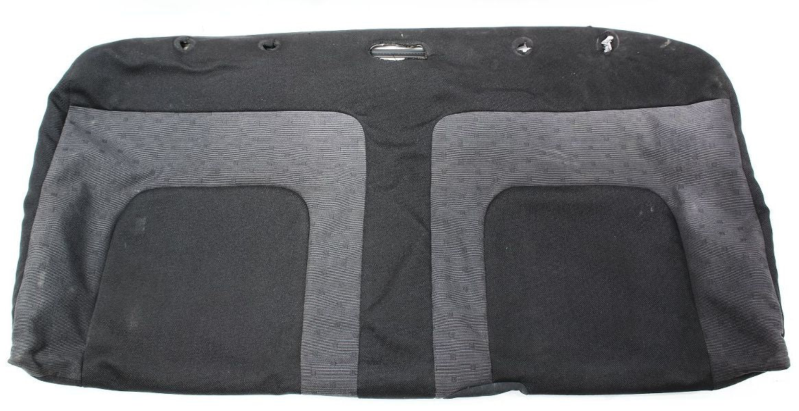Rear Seat Backrest Cover 98-05 VW Beetle - Black Gray Cloth - Genuine