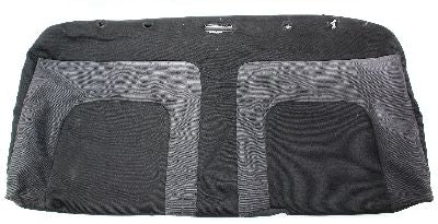 Rear Seat Backrest Cover 98-05 VW Beetle - Black Gray Cloth - Genuine