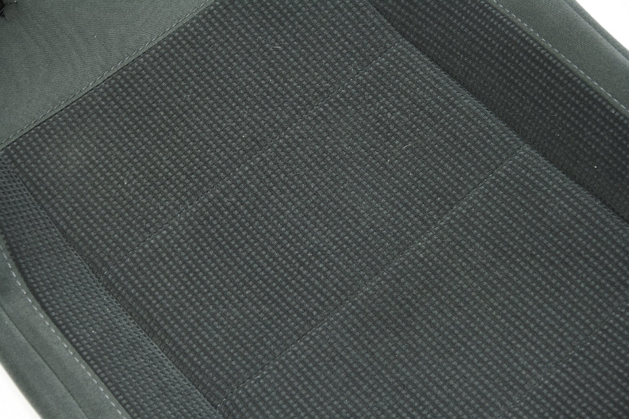 LH Rear Seat Backrest Cover 05-09 VW Jetta Rabbit MK5 - Gray Cloth - Genuine