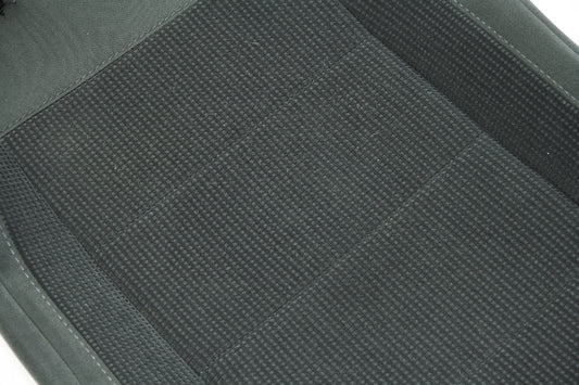 LH Rear Seat Backrest Cover 05-09 VW Jetta Rabbit MK5 - Gray Cloth - Genuine