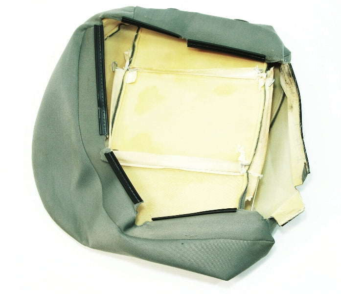 LH Rear Seat Cushion Cover Fabric Gray Cloth 99-05 VW Jetta Golf MK4 - Genuine