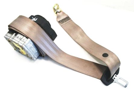 Rear Seatbelt Seat Belt Beige 02-04 Audi A6 C5 - 4B5 857 805 - Genuine