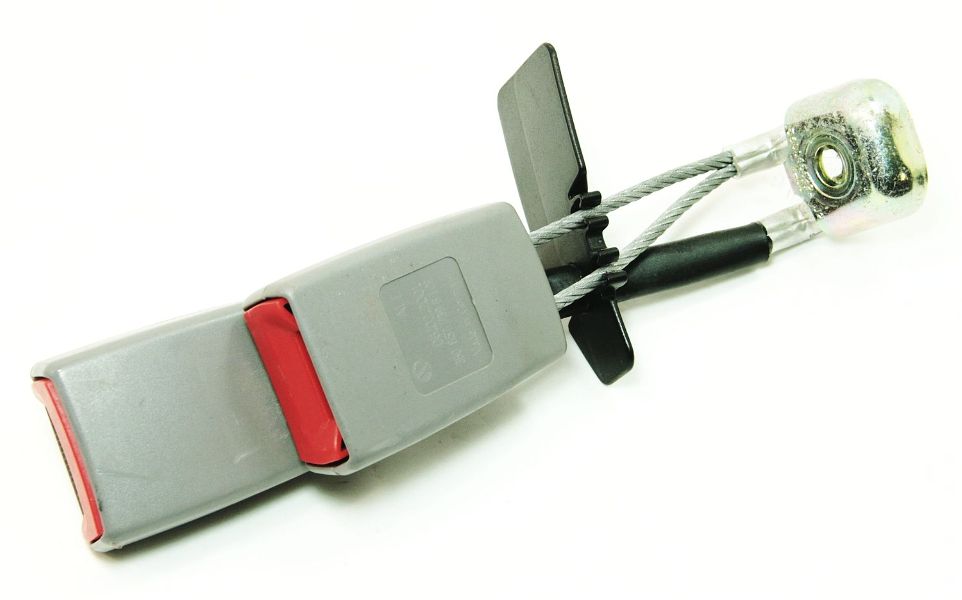 LH Rear Seatbelt Seat Belt Receivers Gray 01.5-05 VW Passat B5.5 3B0 857 739 C