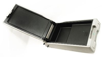 Rear Back Seat Leather Armrest Cupholder Console 02-08 Audi A4 B6 B7 - Genuine -