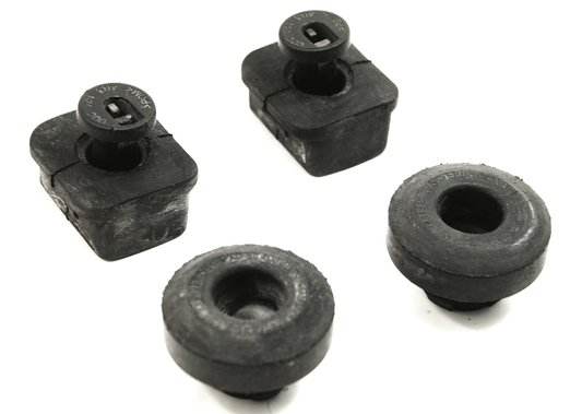 Radiator Bushing Mount Set 02-08 Audi A4 S4 B6 B7 - Genuine - 4B3 121 276 A