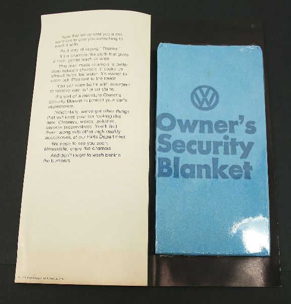 1974 Rare Vintage "Wash Me" VW Beetle Dealership Brochure Advertising