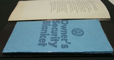 1974 Rare Vintage "Wash Me" VW Beetle Dealership Brochure Advertising