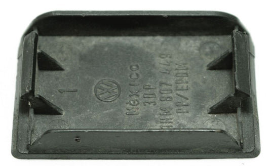 Rear Bumper Bolt Cap Cover 93-99 VW Jetta Golf GTI MK3 L041 Black - 1HM 807 449