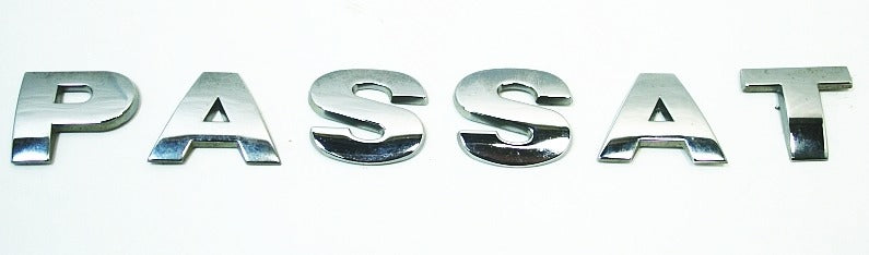 P-A-S-S-A-T Trunk Emblem Badges VW 98-05 Passat B5 - Genuine