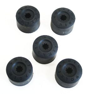 Set Of 5 Wheel Lug Bolt Nut Cap Covers W Jetta Rabbit GTI MK5 MK6 MK7 Passat B6