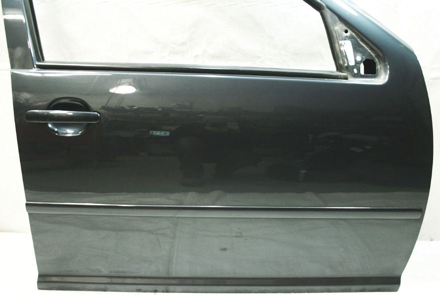 RH Front Door Shell Skin Assembly 99-05 VW Jetta Golf MK4 - LC7U Blue Anthracite
