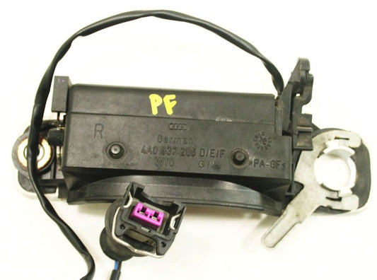 RH Front Exterior Door Handle 92-97 Audi S4 S6 C4 - L0A9 - Genuine - 4A0 837 206