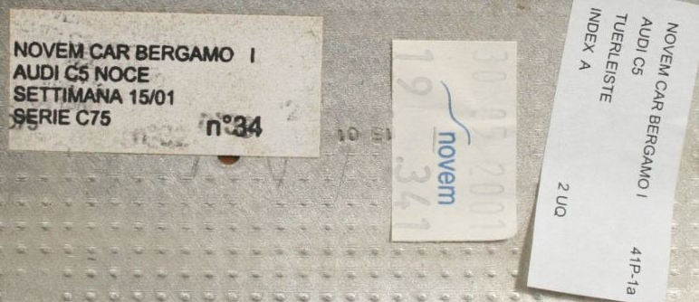 RH Front Door Panel Wood Grain Trim Audi A6 C5 98-04 - Genuine