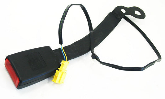 RH Front Black Seatbelt Receiver 02-05 VW Jetta Golf MK4 Genuine - 1J4 858 472 K