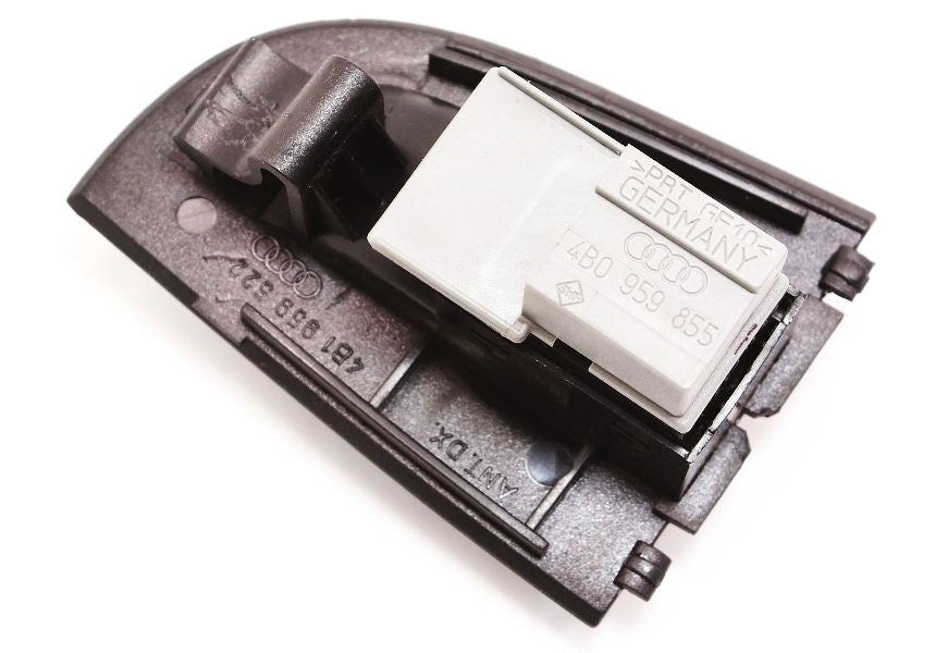 RH Front Window Switch & Trim 98-04 Audi A6 S6 C5 Allroad - Black - 4B0 959 855
