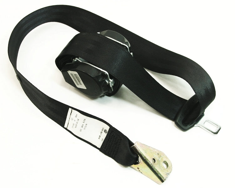 RH Rear Seatbelt 05-10 VW Jetta MK5 - Black - Genuine - 1K5 857 806