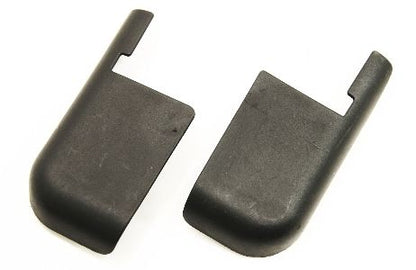 LH Seat Track Trim Cover Caps 02-05 Audi A4 B6 - Black - 8E0 863 497 / 864 509