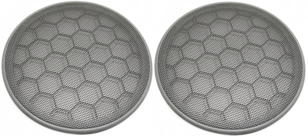 2 Grey Door Speaker Cover Grill VW Jetta Golf GTI MK4 Passat Beetle 3B0 868 149