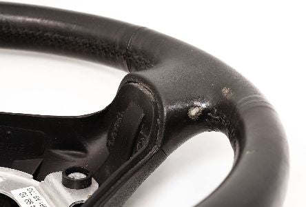 Sports Steering Wheel 3 Spoke 02-05 Audi A4 S4 B6 - Black Leather - 8E0 419 091 AS