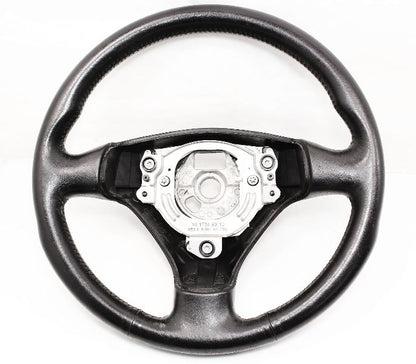 Sports Steering Wheel 3 Spoke 02-05 Audi A4 S4 B6 - Black Leather - 8E0 419 091 AS
