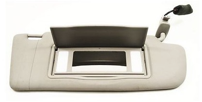 RH Sun Visor Sunvisor Vanity 96-02 Audi A4 B5 Gray Grey  - Genuine