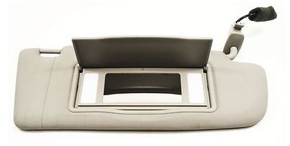 RH Sun Visor Sunvisor Vanity 96-02 Audi A4 B5 Gray Grey  - Genuine