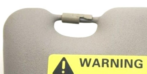 RH Sun Visor Sunvisor Passenger Gray Grey 96-01 Audi A4 B5 - Genuine