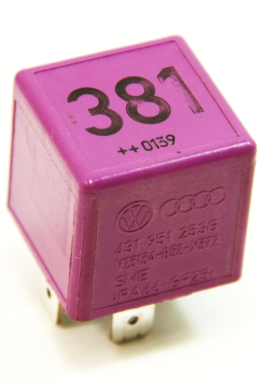 Fog Light Relay 381 VW Audi Passat Jetta Golf A4 A6 Allroad - 431 951 253 G