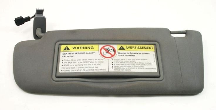 LH Sun Visor 96-01 Audi A4 B5 Dark Gray Sunvisor - Genuine - 3B0 857 551