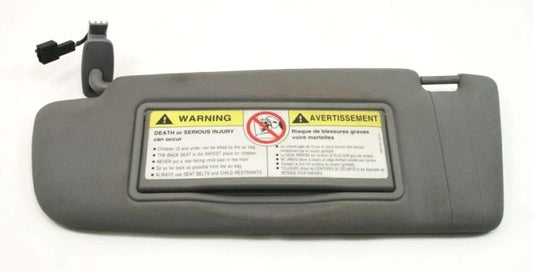 LH Sun Visor 96-01 Audi A4 B5 Dark Gray Sunvisor - Genuine - 3B0 857 551