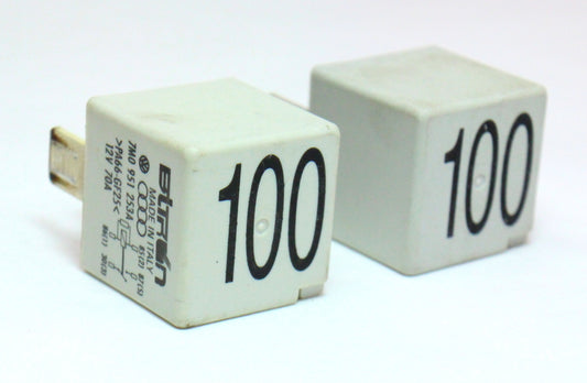2x Relay # 100 VW Audi Jetta Rabbit Golf Cabrio Passat Eurovan - 7M0 951 253 A