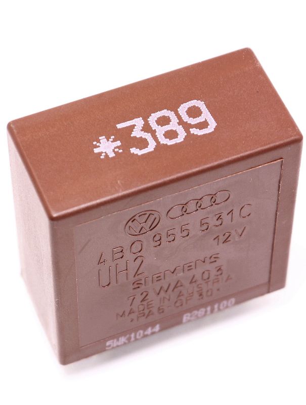 Relay 389 Intermittent Wiper VW Jetta Golf Passat Audi A4 Eurovan 4B0 955 531 C