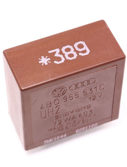 Relay 389 Intermittent Wiper VW Jetta Golf Passat Audi A4 Eurovan 4B0 955 531 C