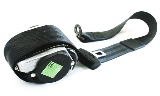 RH Front Seatbelt Seat Belt 00-06 Audi TT MK1 - Black - 8N8 857 706 B