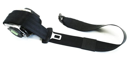 RH Front Seatbelt Seat Belt 00-06 Audi TT MK1 - Black - 8N8 857 706 B