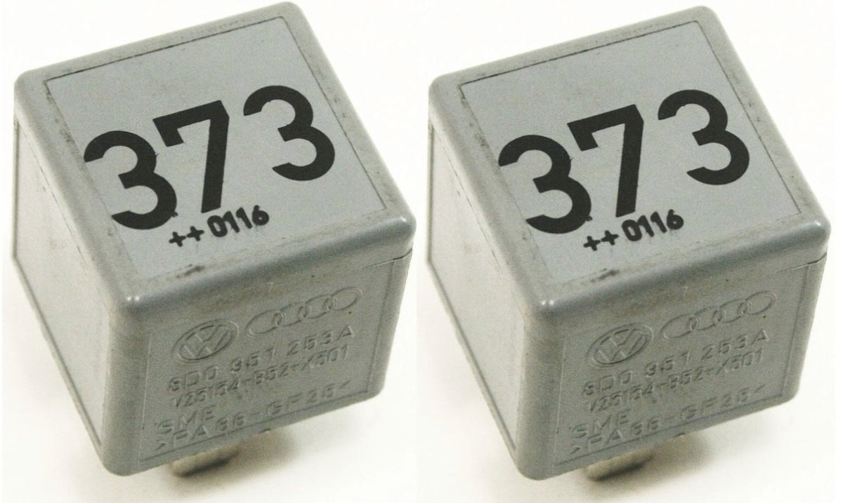 2x Relay # 373 VW Passat Beetle Touareg Phaeton Audi A4 S4 A6 S6 - 8D0 951 253 A