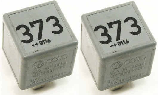 2x Relay # 373 VW Passat Beetle Touareg Phaeton Audi A4 S4 A6 S6 - 8D0 951 253 A