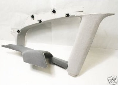 LH Rear C Pillar Interior Trim Panel 98-01 VW Passat B5 - Gray - Genuine