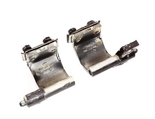 Trunk Lid Hinges 80-93 VW Rabbit Convertible Cabriolet MK1 Black 155 827 301 302