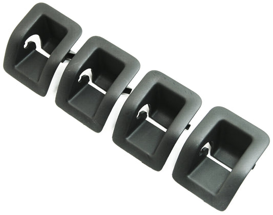 Rear Seat Cushion Retaining Cap Trim Set 05-10 VW Jetta Rabbit GTI MK5