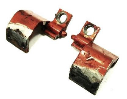 Trunk Hinges 80-93 VW Rabbit Convertible Cabriolet Mk1 - 155 827 301 / 302