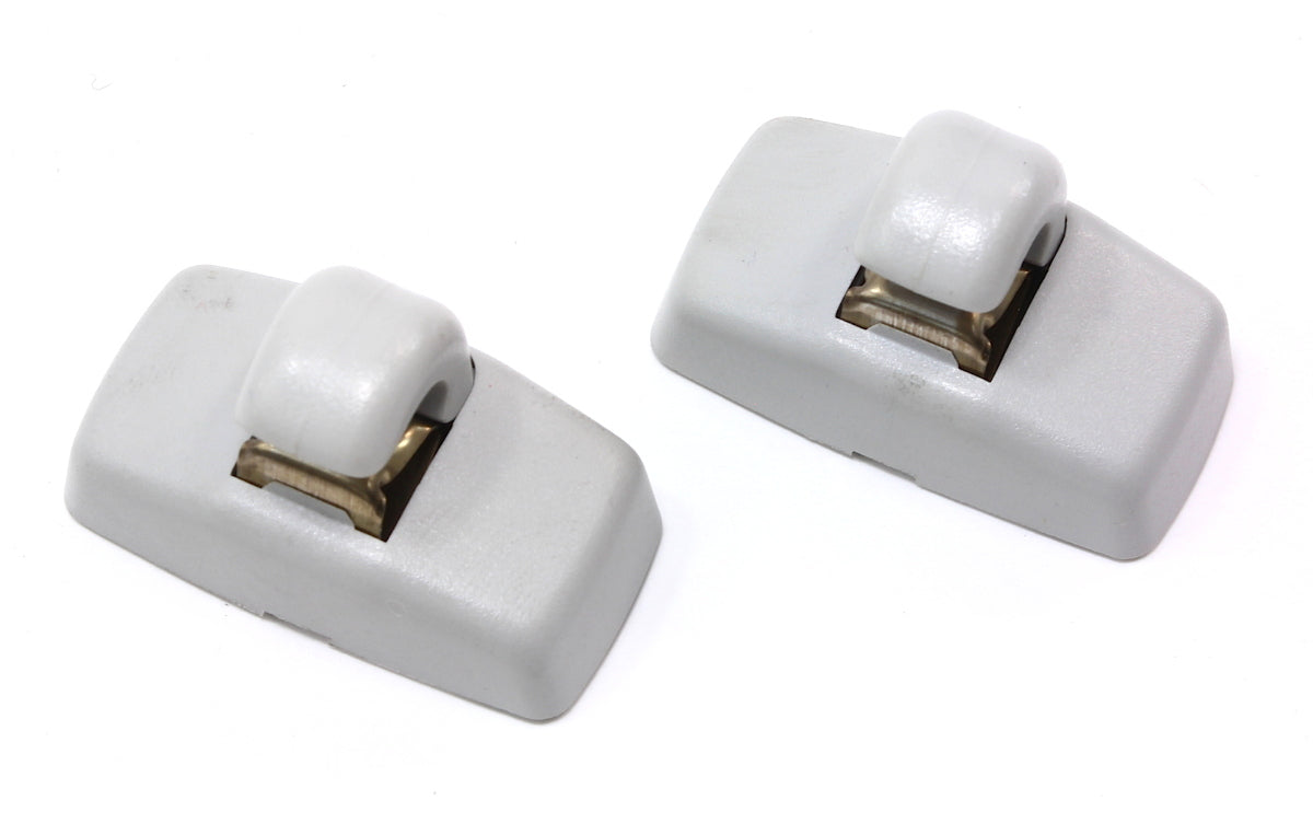 2x Sunvisor Clip Latch VW Jetta Golf MK4 Passat B5 Beetle Sun Visor 3B0 857 561