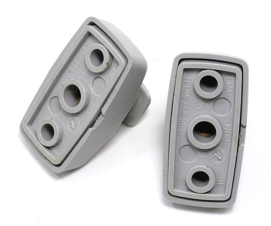 2x Sunvisor Clip Latch VW Jetta Golf MK4 Passat B5 Beetle Sun Visor 3B0 857 561