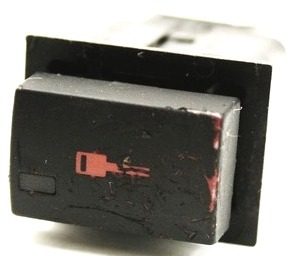 Rear Seat Central Lock Switch Button 02-04 Audi A4 S4 - Genuine - 8E0 962 107