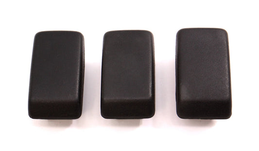 3x Dash Switch Blank Dummy Cover Plate 85-92 VW Golf GTI Jetta Mk2 - 191 957 087