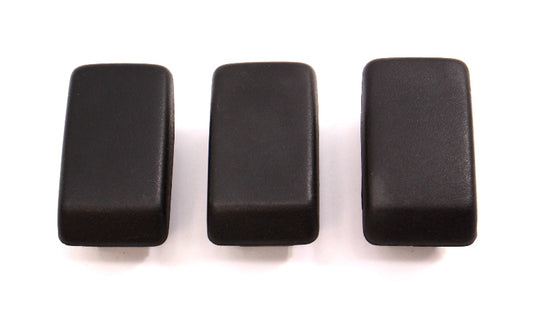 3x Dash Switch Blank Dummy Cover Plate 85-92 VW Golf GTI Jetta Mk2 - 191 957 087
