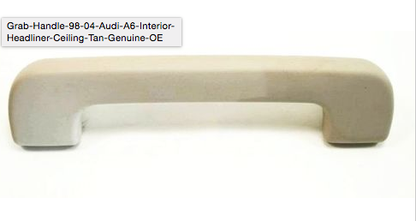 Grab Handle 98-04 Audi A6 Interior Headliner Ceiling Tan - Genuine