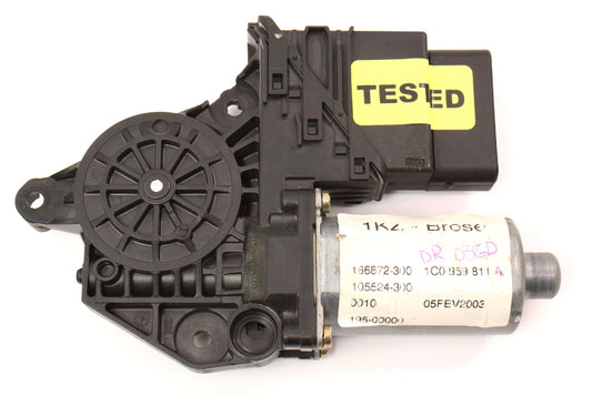 LH Rear Window Motor VW 02-05 Jetta Golf Mk4 - Genuine - 1C0 959 811 A